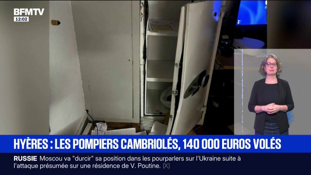 Hyères: 140.000 euros dérobés lors d'un cambriolage à la caserne de pompiers