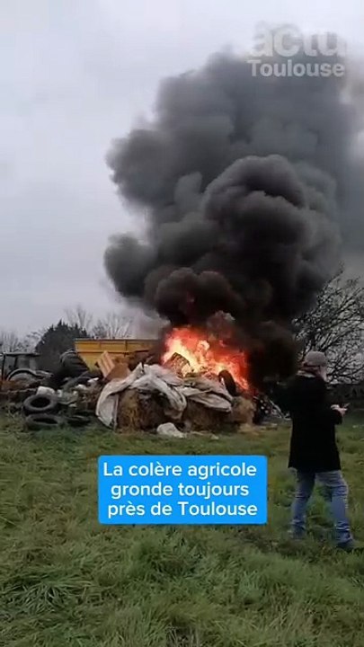 La colère agricole gronde toujours près de Toulouse