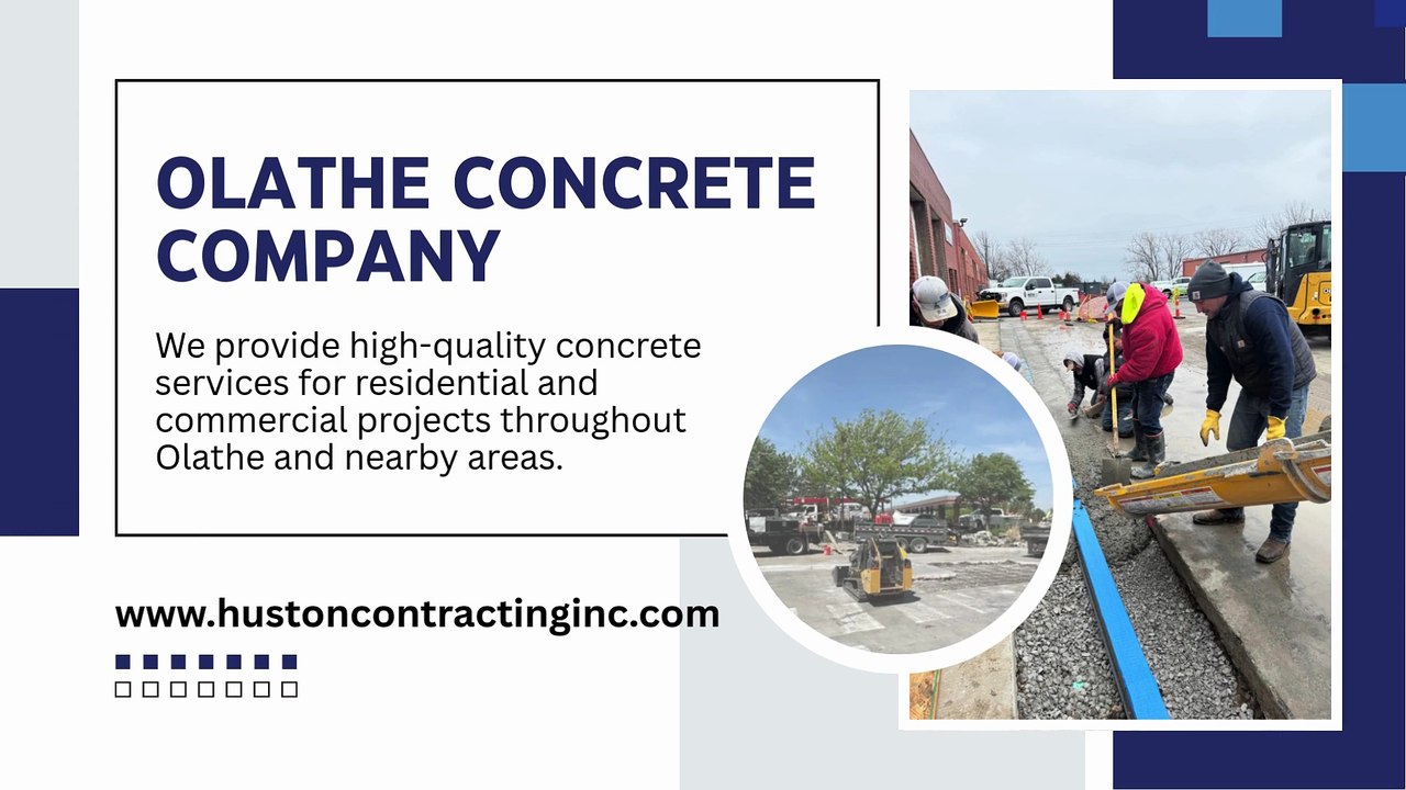 Trusted Olathe Concrete Company for Quality Projects