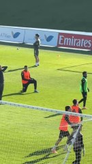 ¿Molestias de Mbappé? El francés se retiro varios minutos del entrenamiento