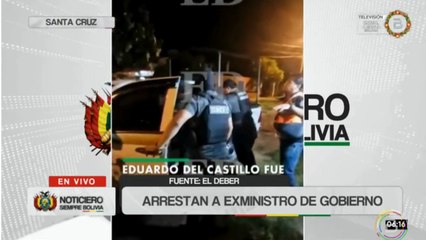 Eduardo Del Castillo es arrestado cuando intentaba salir del país