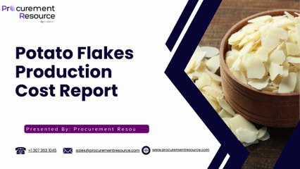 Potato Flakes Production Cost