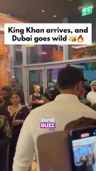 Star power at its peak! Fans erupt as Shah Rukh Khan arrives for a club inauguration in Dubai