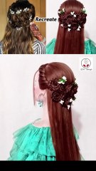 front hairstyle|ladies hair style for wedding|bridal hairstyle|party hairstyle|easy hairstyles  Your Queries.simple hairstyle for short hair, simple hair style girl,easy front variation hairstyle,Beautiful & Different Hairstyles Tutorial | New Simple Hair