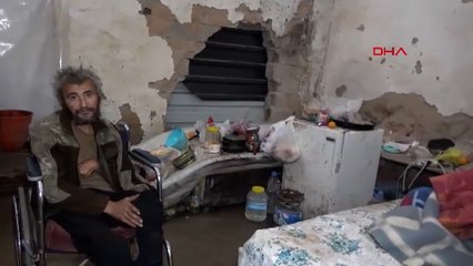 Muşambayla çevrili alanda yaşam mücadelesi