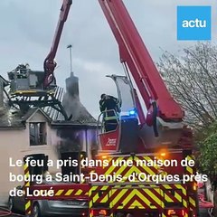 Incendie. Une maison détruite par les flammes à Saint-Denis-d'Orques