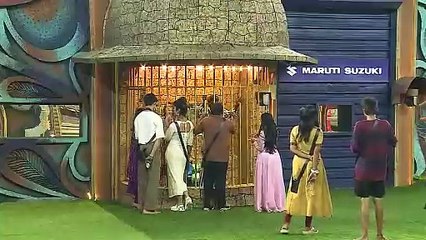 Bigg Boss 9 - E05 Kamrudin Lock Horns with Watermelon Tharkuri
