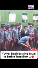 A timeless moment capturing the deep bond between Yuvraj Singh and Sachin Tendulkar