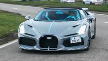 NEW Jet Grey Bugatti Mistral being Tested on PUBLIC Roads!