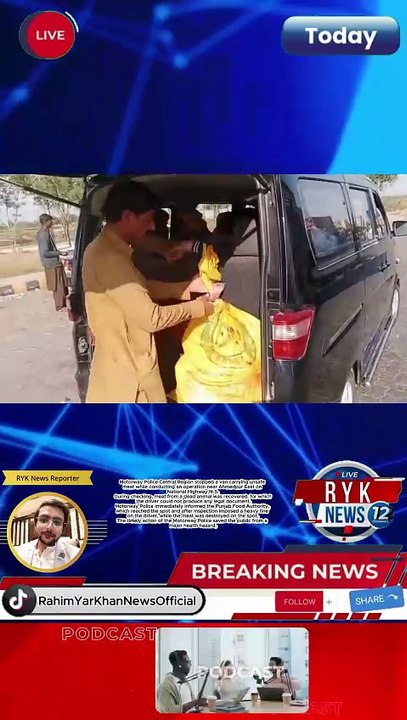 Motorway Police Central Region stopped a van carry