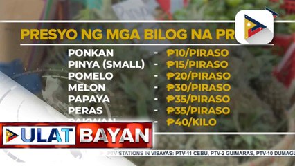 Presyo ng mga bilog na prutas, posibleng tumaas pa habang papalapit ang Bagong Taon