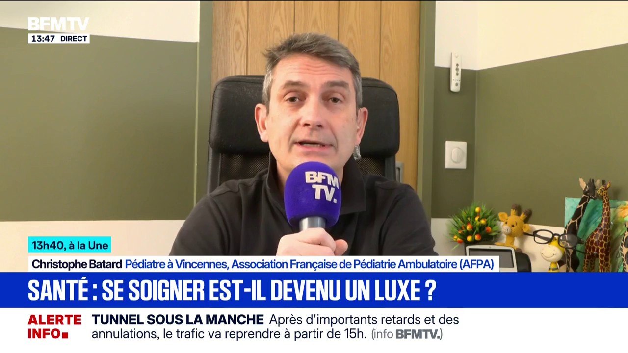 "On est sous-payés et maltraités par les instances": Christophe Batard, pédiatre à Vincennes, revient sur l'augmentation des consultations des professionnels de santé
