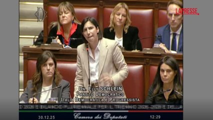 Schlein sulla Legge di Bilancio: «È una manovra che aiuta i ricchi»