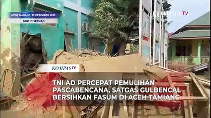 TNI AD Percepat Pemulihan Pascabencana, Satgas Gulbencal Bersihkan Fasum di Aceh Tamiang