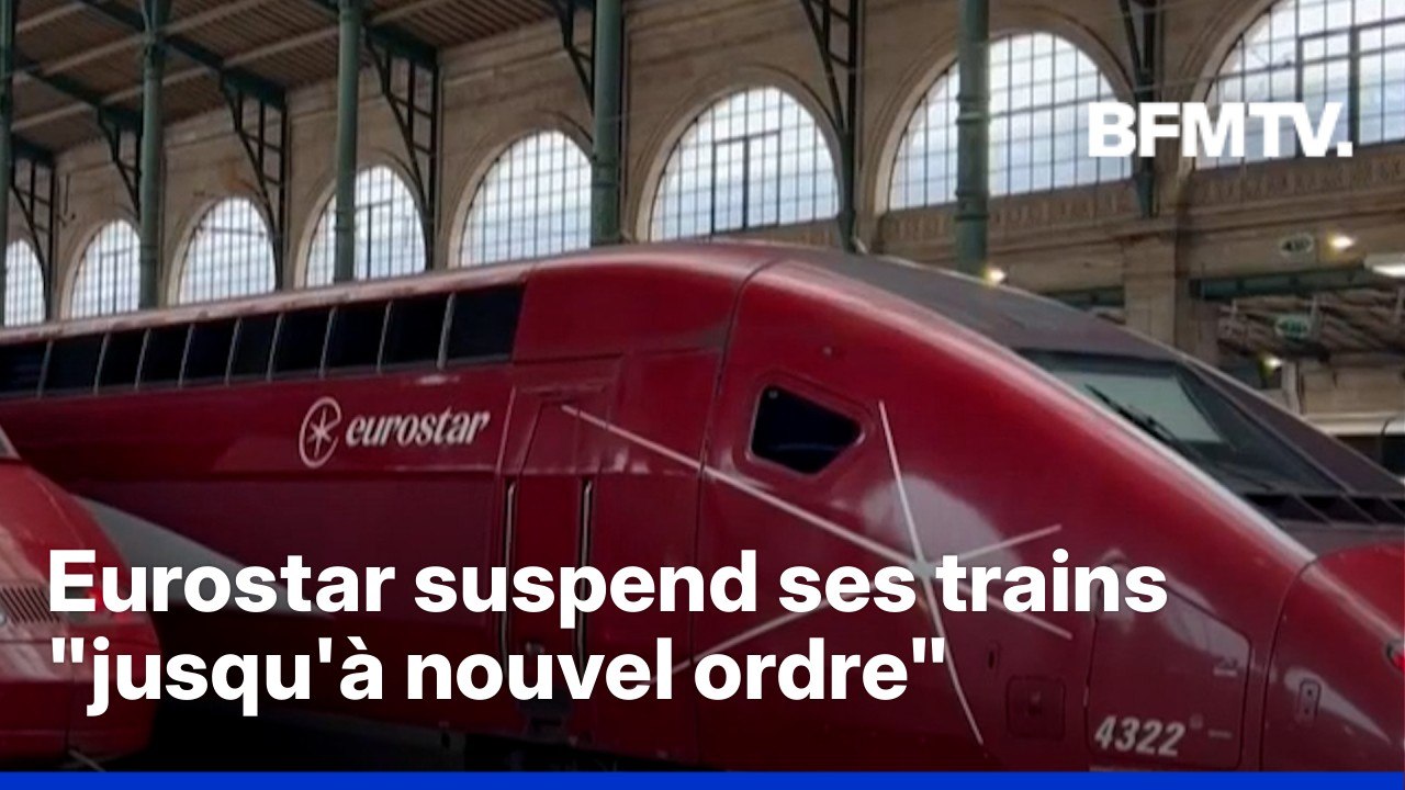 Eurostar suspend ses trains "jusqu'à nouvel ordre" après un double incident technique
