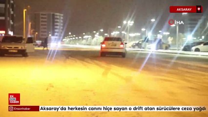 Aksaray’da herkesin canını hiçe sayan o drift atan sürücülere ceza yağdı