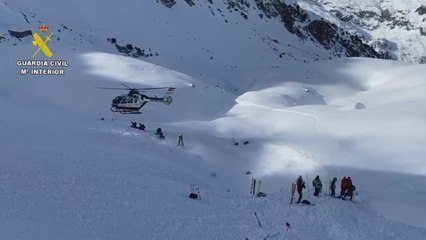 Así se rescató a las víctimas del alud en las inmediaciones del balneario de Panticosa