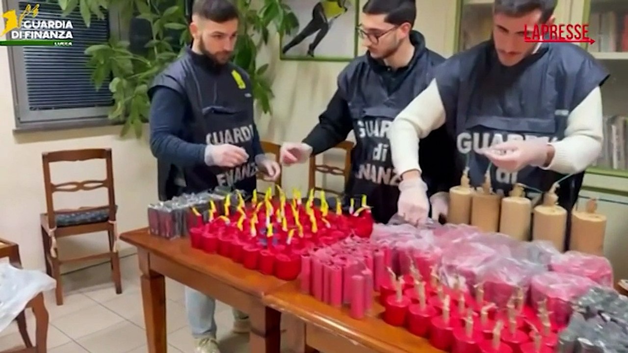 Capodanno, botti illegali: sequestri a Lucca e Benevento