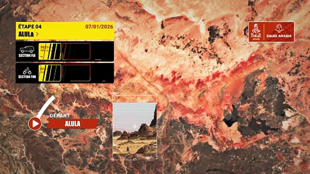 Dakar 2026 : Le parcours de la 4e étape - Rallye raid - Dakar