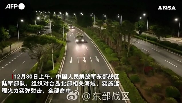 Esercitazione cinese con lancio di missili nello Stretto di Taiwan