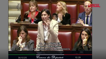 Legge di Bilancio, Schlein: "E' una manovra che aiuta i ricchi"