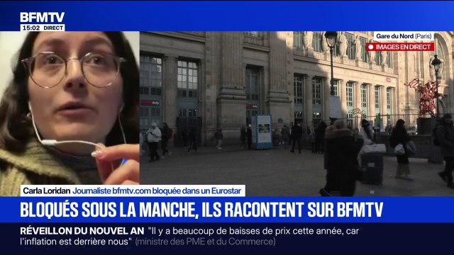 Trafic Eurostar suspendu: Notre train s'est arrêté pendant trois heures sans informations , déplore Carla, passagère bloquée dans un Eurostar