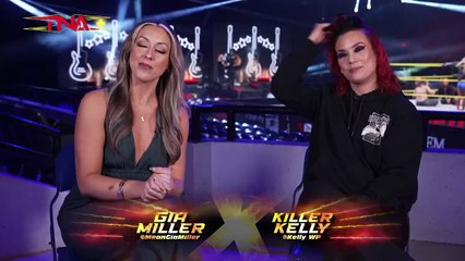 TNA Wrestling - Kelly went around the ring with @MeanGiaMiller