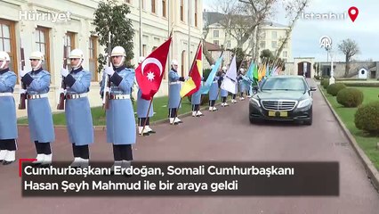 Cumhurbaşkanı Erdoğan, Somali Cumhurbaşkanı Mahmud'u kabul etti