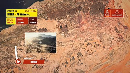 Dakar 2026 : Le parcours de la 11e étape - Rallye raid - Dakar