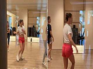 Michelle Hunziker, anche in vacanza non rinuncia al fitness