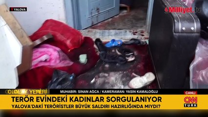 Yalova'da çatışmanın yaşandığı ev görüntülendi: Her noktada kurşun izleri