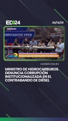 Ministro de Hidrocarburos denuncia corrupción institucionalizada en el contrabando de diésel