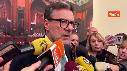 Manovra, Giorgetti: "Mi rammarico anche io del contingentamento dei tempi di discussione"