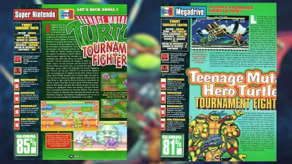 💢 Versus 💢 TURTLES TOURNAMENT FIGHTERS 🐢 Super Nintendo  Sega Megadrive
