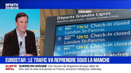 Tunnel sous la Manche: Eurostar annonce que le service des trains va reprendre