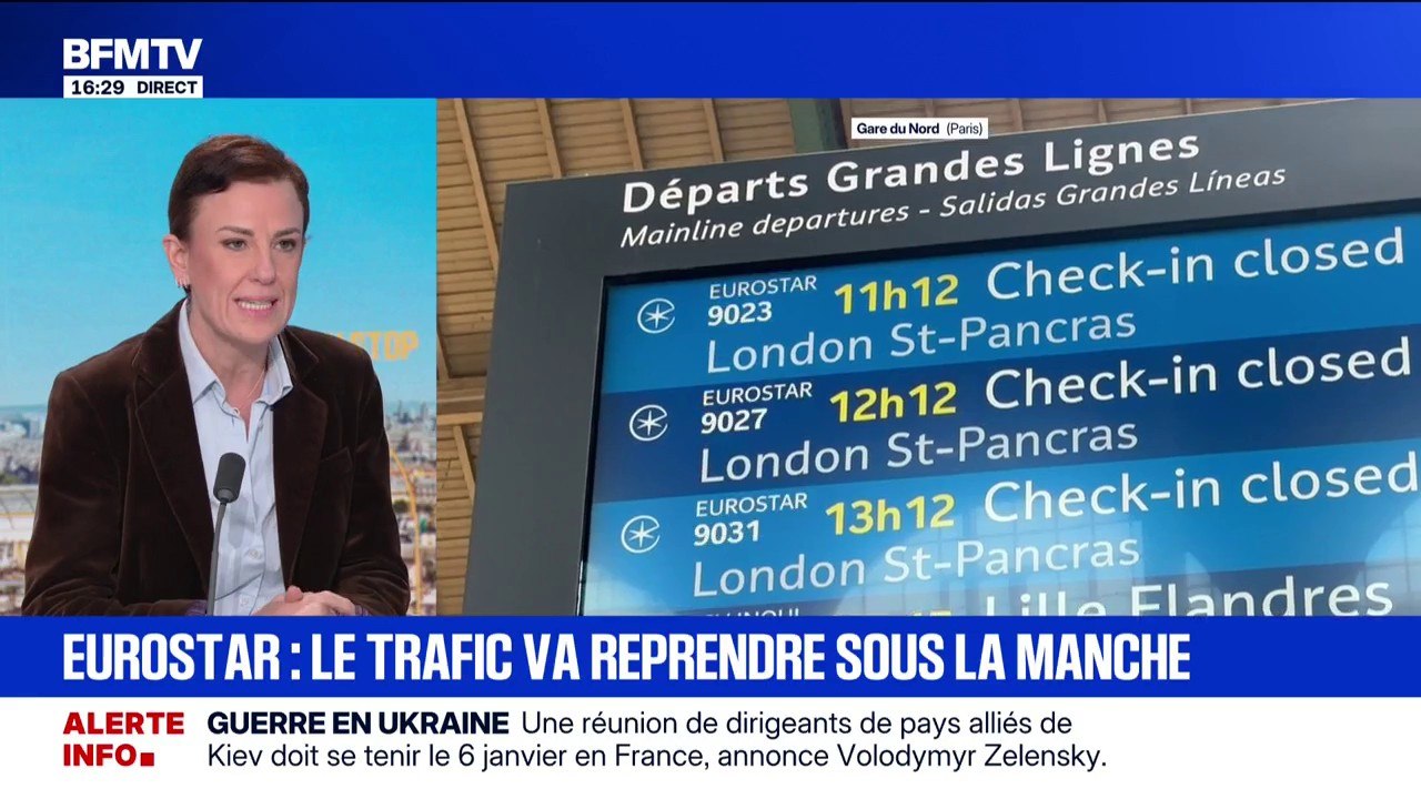Tunnel sous la Manche: Eurostar annonce que le service des trains va reprendre