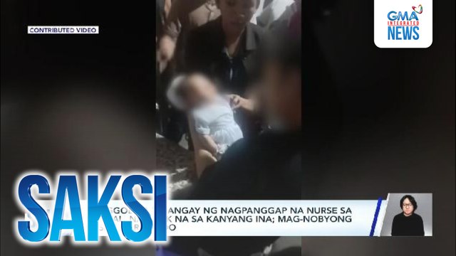 Sanggol na tinangay ng nagpanggap na nurse sa ospital, naibalik na sa kanyang ina; mag-nobyong suspek, arestado | Saksi