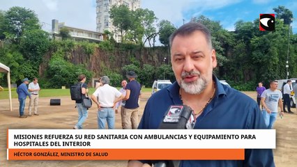 Misiones refuerza su red sanitaria con ambulancias y equipamiento para hospitales del interior