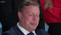 Thomas Skinner breaks down in tears in front of Lord Sugar in The Apprentice reunion