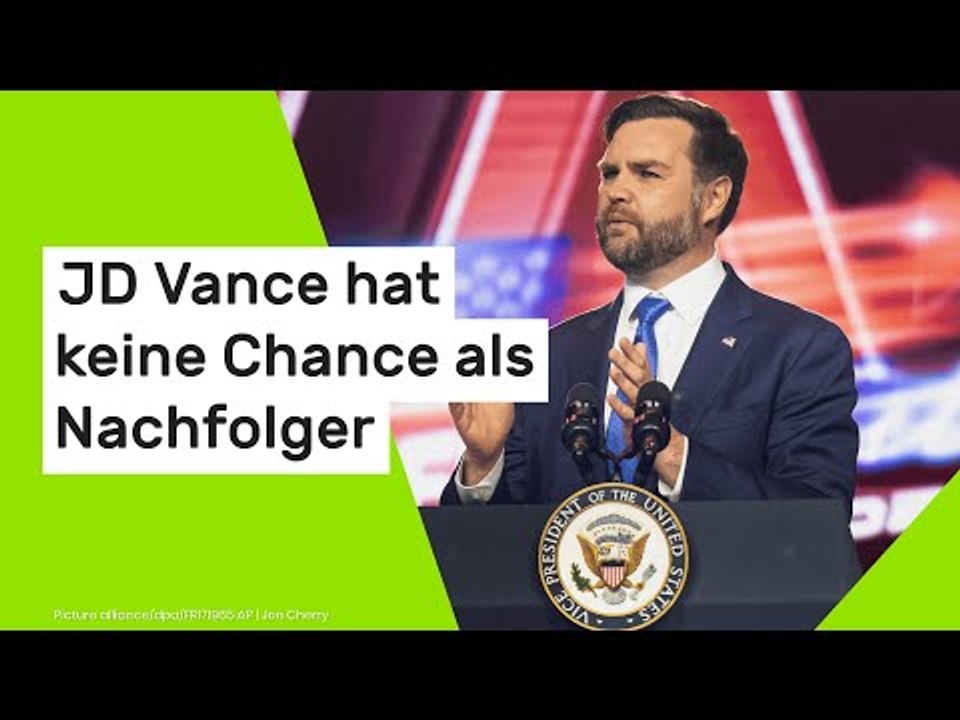 JD Vance hat keine Chance als Nachfolger