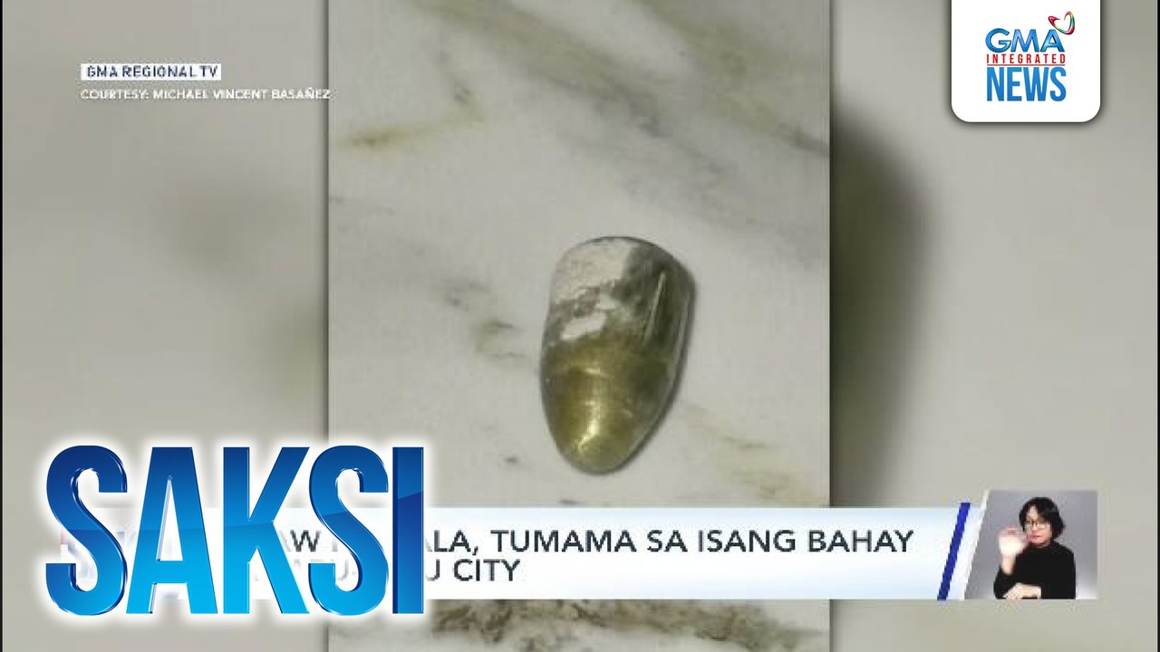 Ligaw na bala, tumama sa isang bahay sa Lapu-Lapu City | Saksi