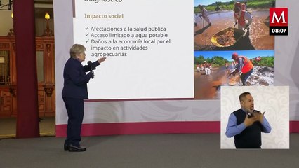 Bárcena da los avances del plan de justicia ambiental en Cananea y Río Sonora