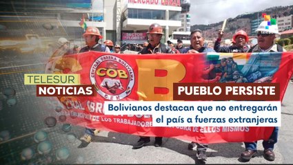 Central obrera boliviana radicaliza protestas