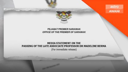 Sarawak kehilangan permata berharga - Abang Johari