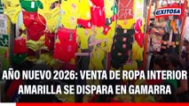 Año Nuevo 2026: Venta de ropa interior amarilla se dispara en Gamarra