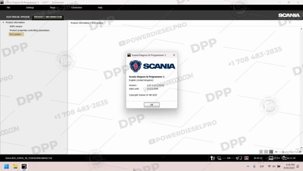 EXPLORING SCANIA DIAGNOS & PROGRAMMER MARINE & INDUSTRIAL 3 2.67.1.2.0 ON DIESEL POWER PRO