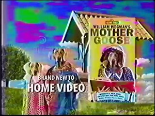 Sesame Street - William Wegman's Mother Goose (1997) VHS Trailer Promo (Remake VHS Very RARE Version)