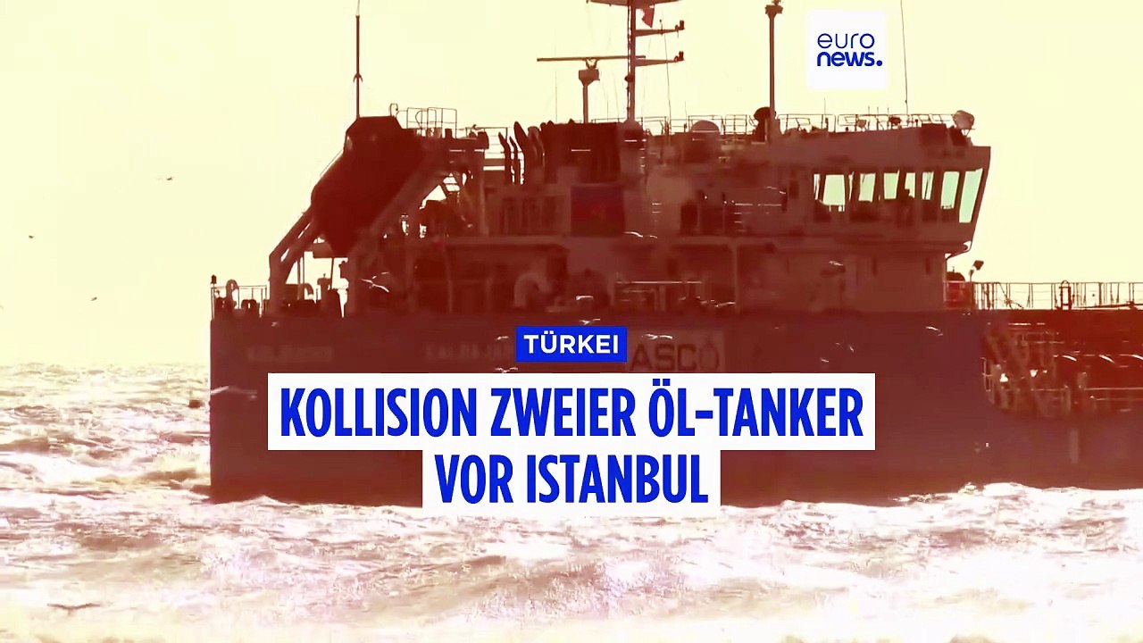 Zwei Öltanker nahe Istanbul zusammengestoßen