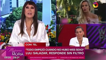 Luciana Salazar explicó por qué llevó una foto íntima de Redrado a la Justicia