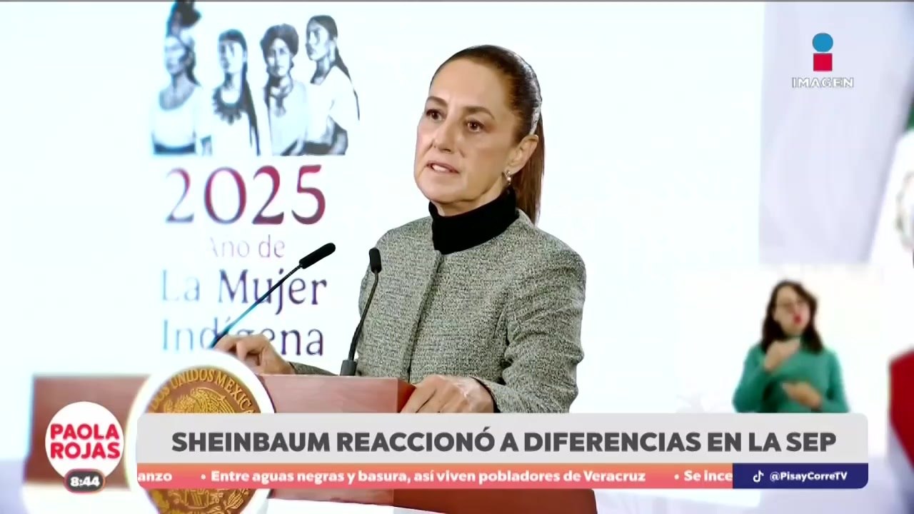 Sheinbaum fija postura ante diferencias internas en la SEP | DPC con Paola Rojas